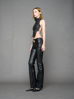 Hollywood Asymmetric Moto Trousers