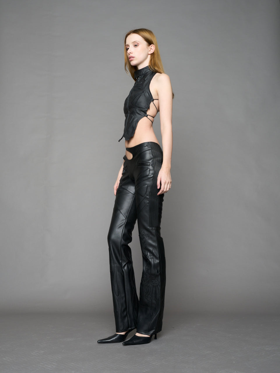 Hollywood Asymmetric Moto Trousers