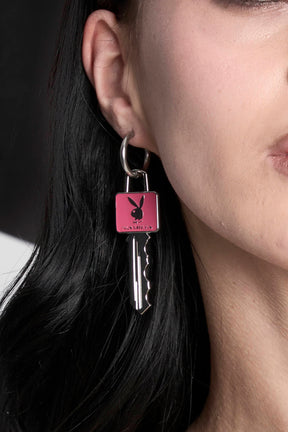 Playboy Key Earrings