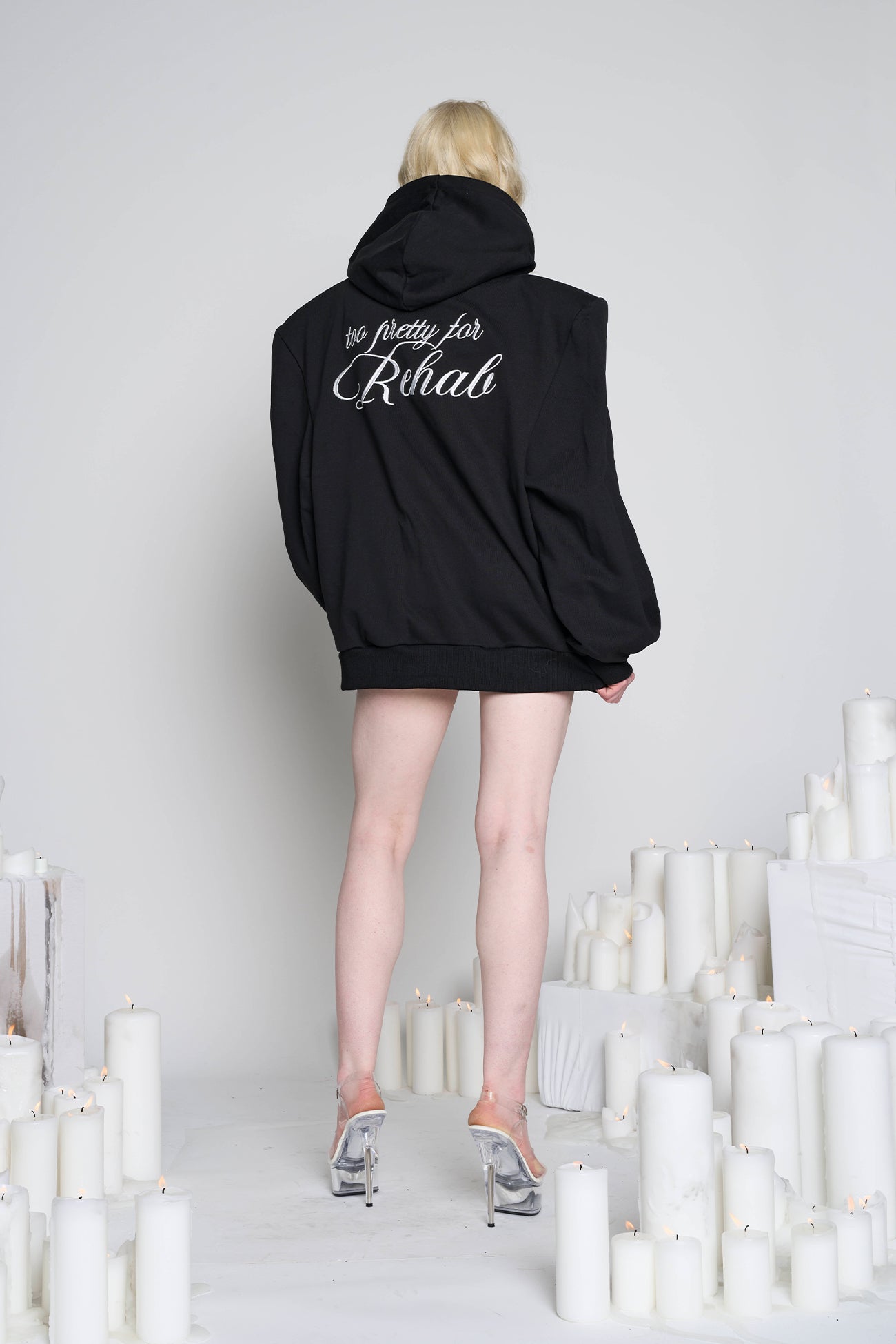 Namilia Too Pretty Hoodie Black