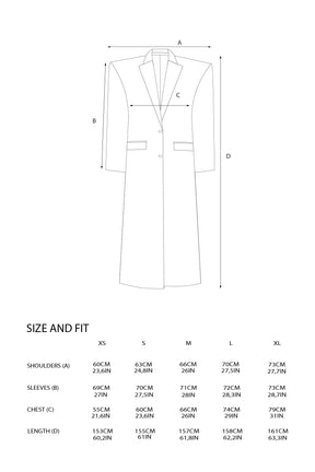 Leather Elongated Blazer Coat