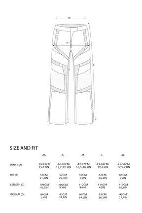 Moto Denim Floating Pants