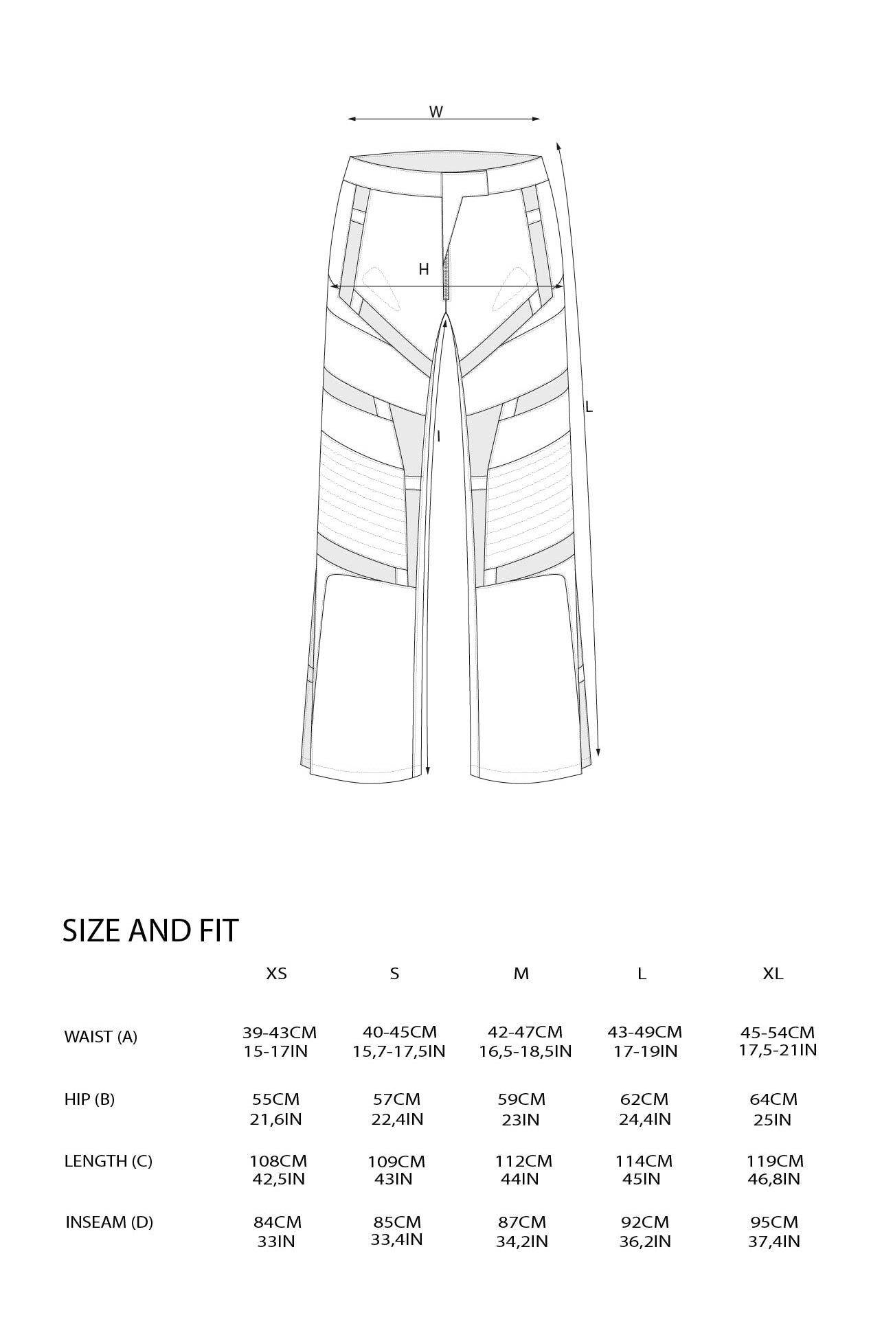 Moto Denim Floating Pants