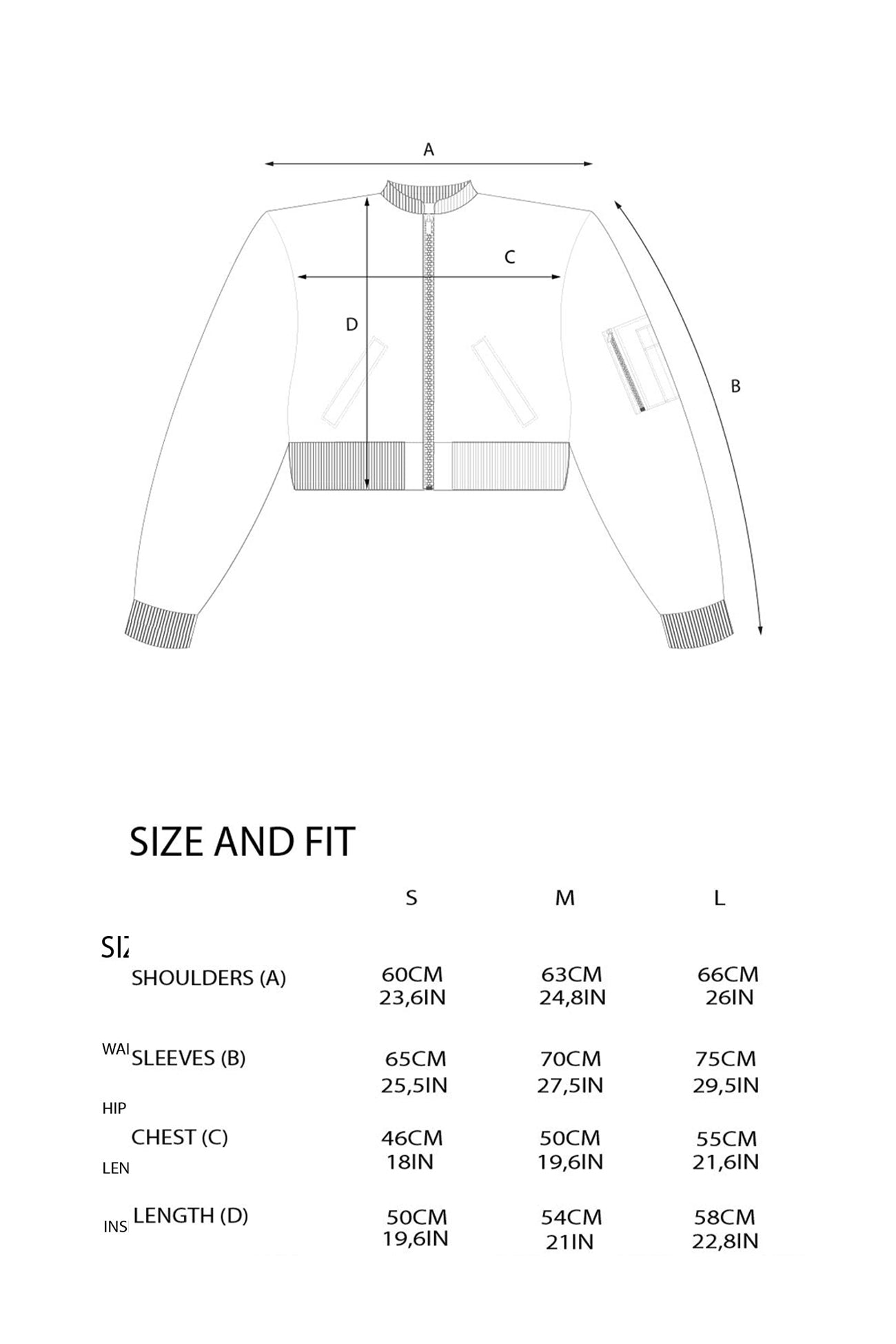 NAMILIA - Power Shoulder Bomber Jacket - Shop now