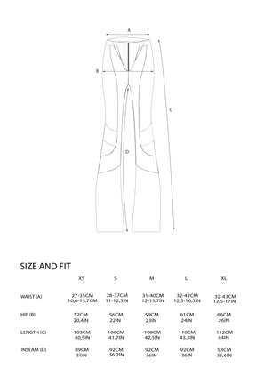 Moto Perforated Mesh Pants