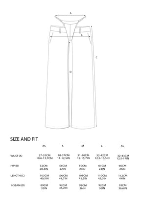 Perforated Moto Thong Pants