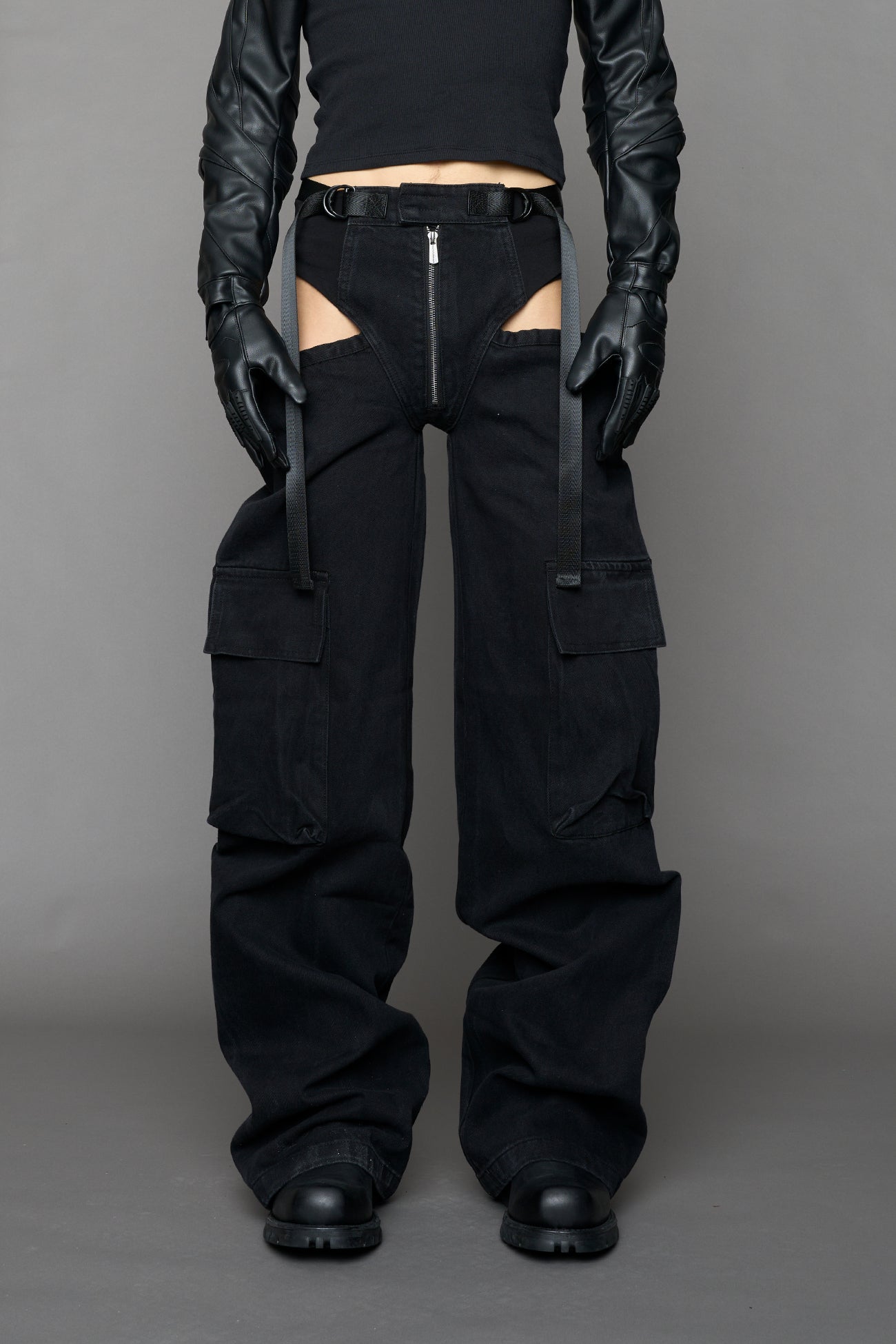 Moto hybrid Mesh Pants