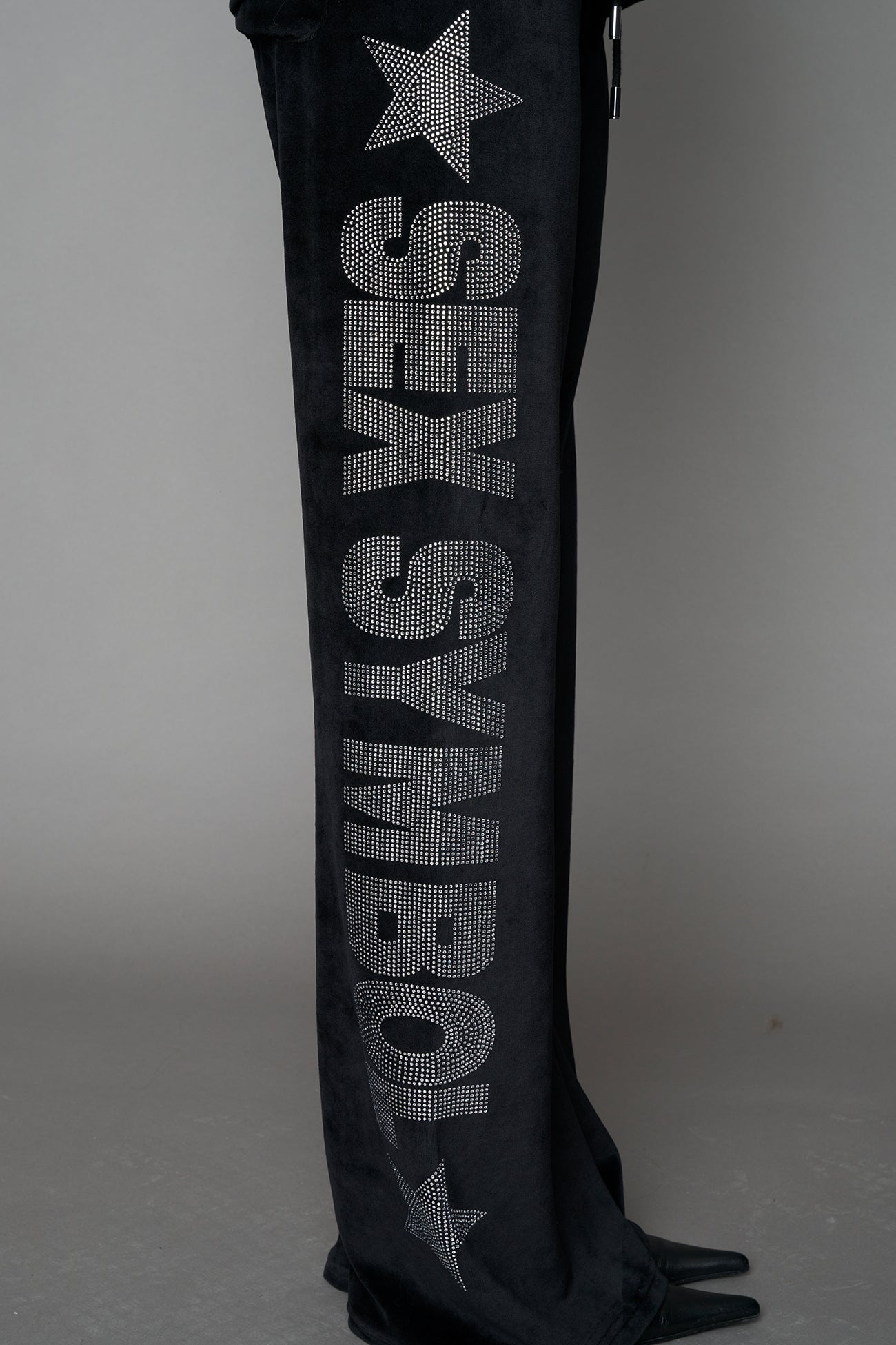 NAMILIA - Sex Symbol Velour Pants - Shop now