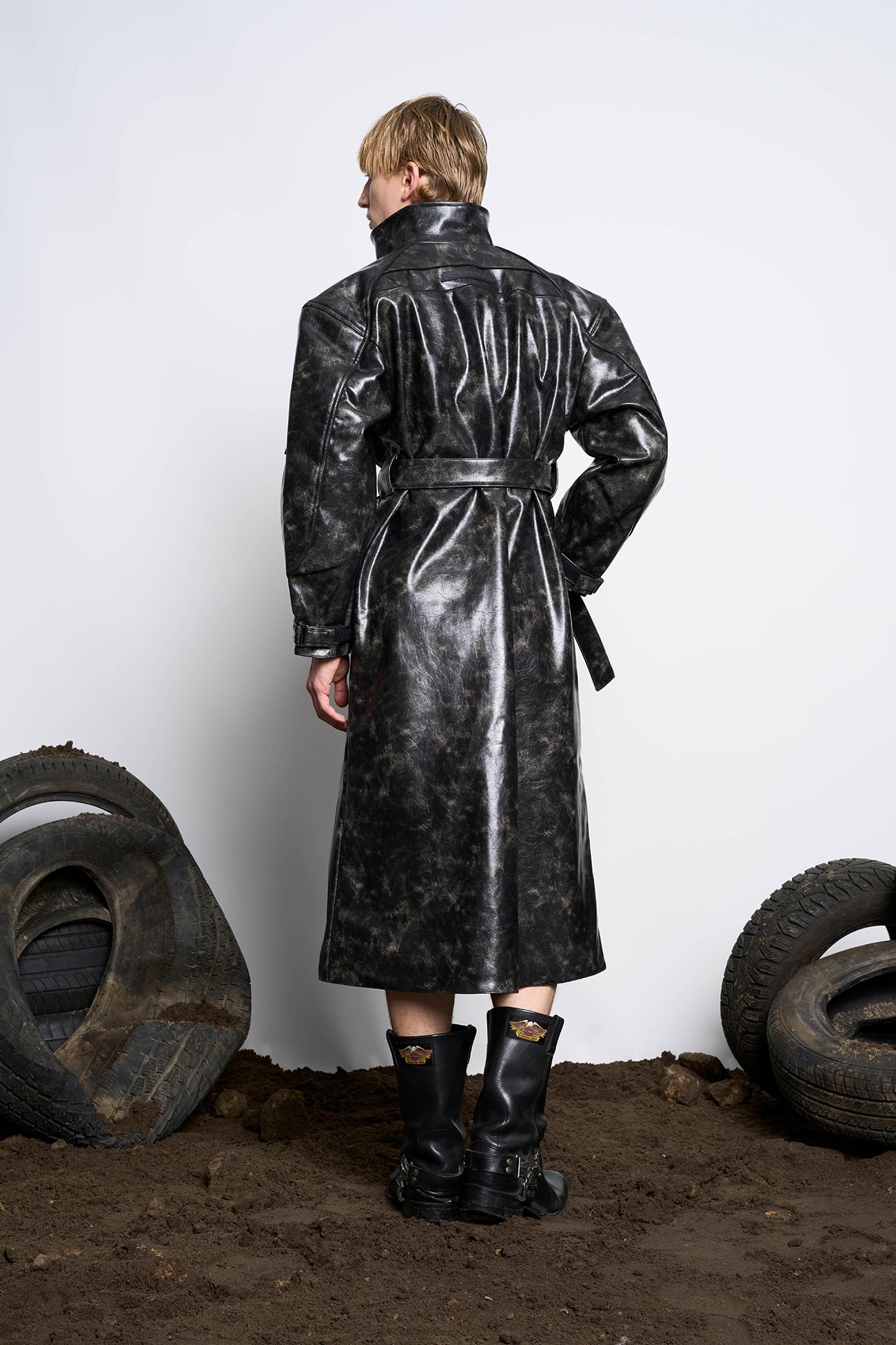 NAMILIA - Undercover Leather Coat - Shop now NAMILIA - Undercover Leather Coat - Shop now