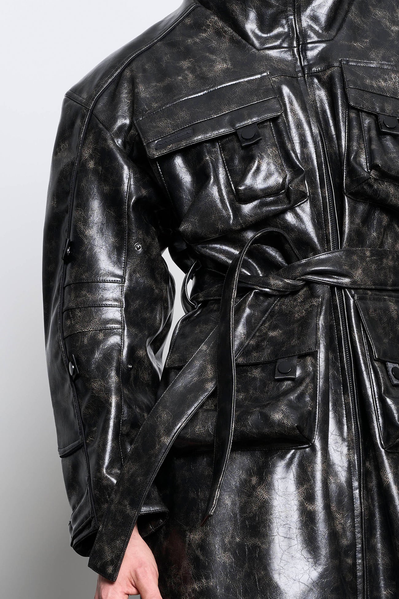 Undercover Leather Coat