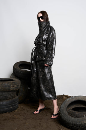 Undercover Leather Coat