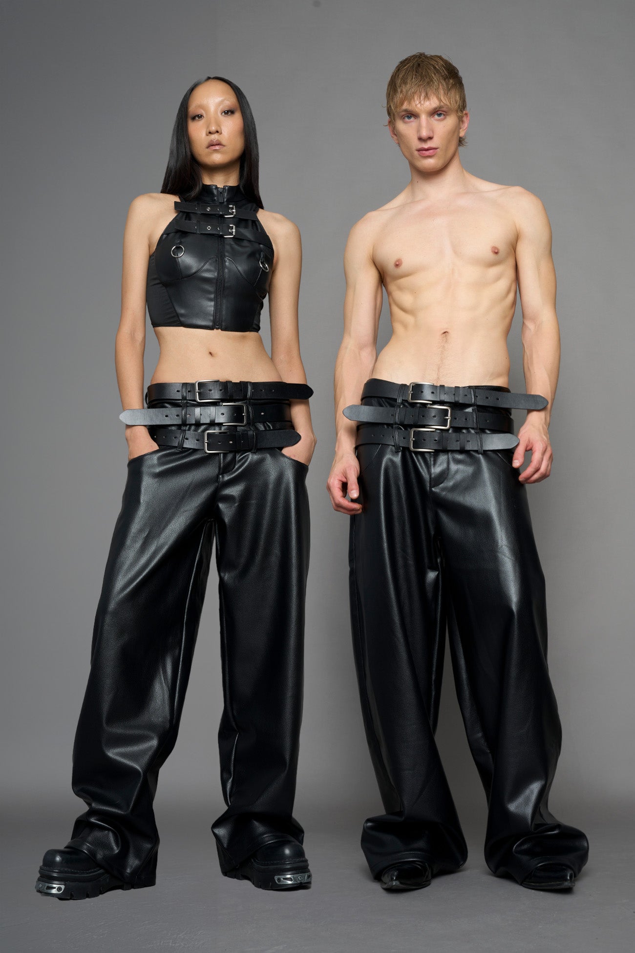 Triple Belt Pants