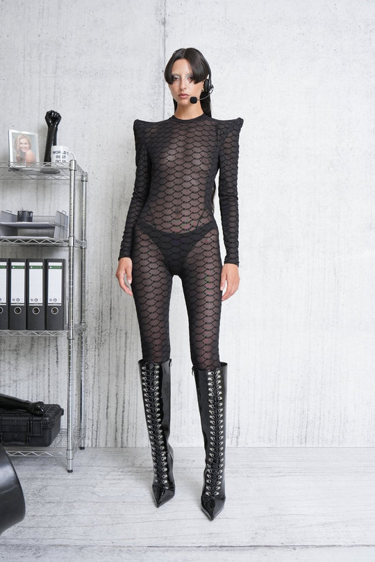 monogram pagoda full body