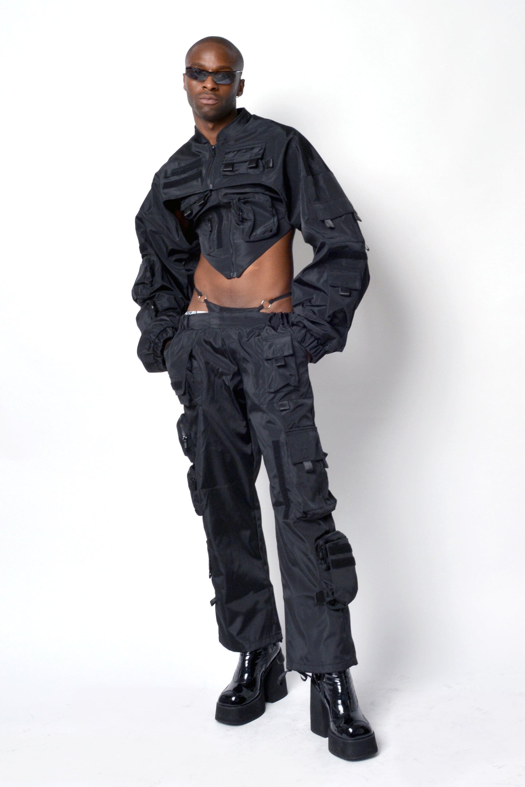 choker bomber jacket