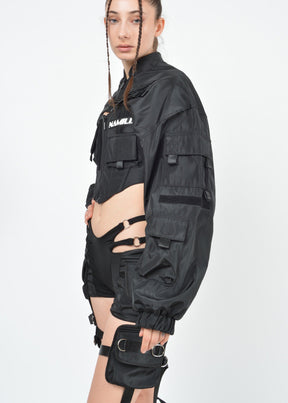 choker bomber jacket