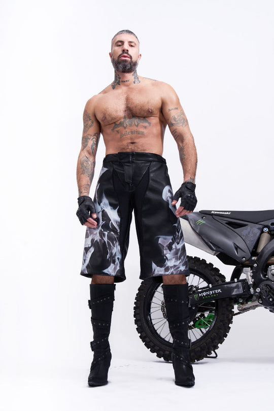 inferno moto shorts