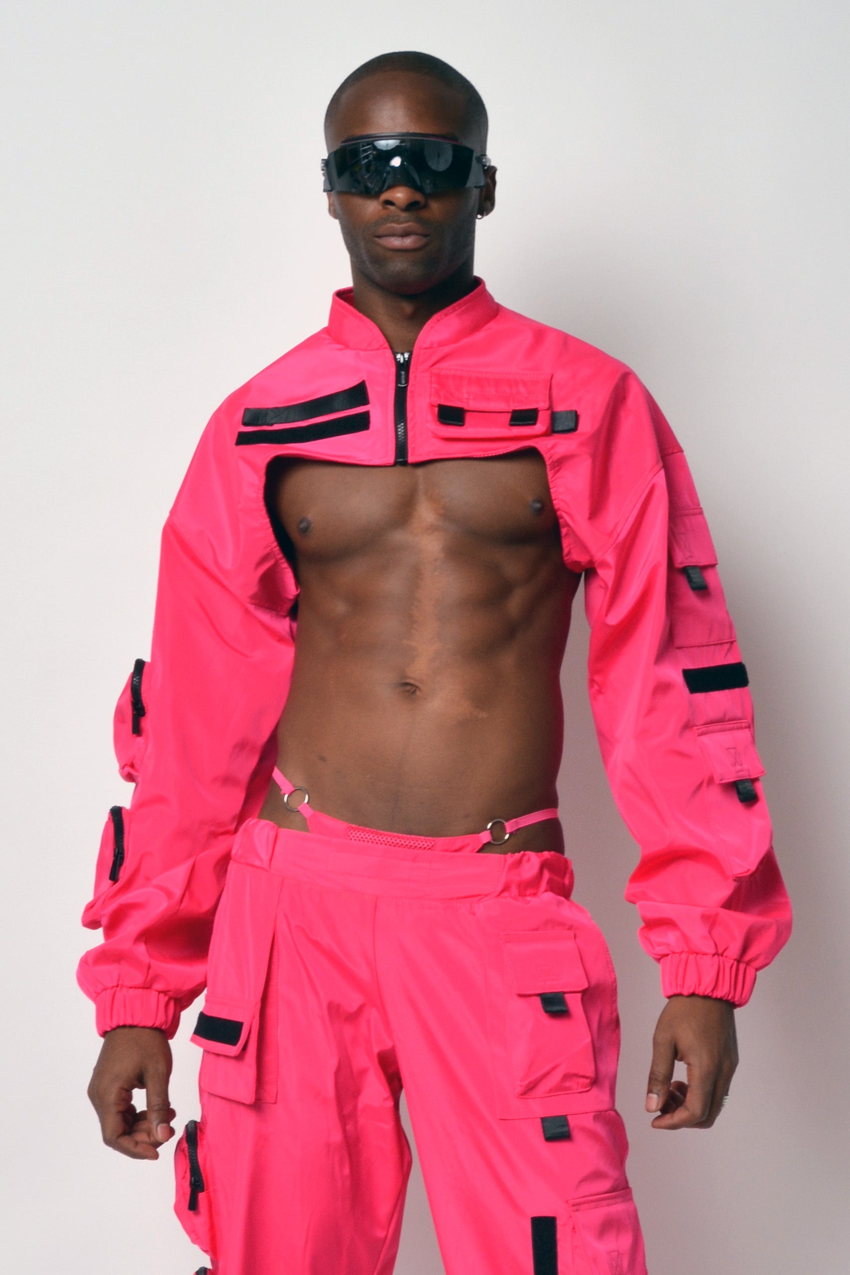 choker bomber jacket