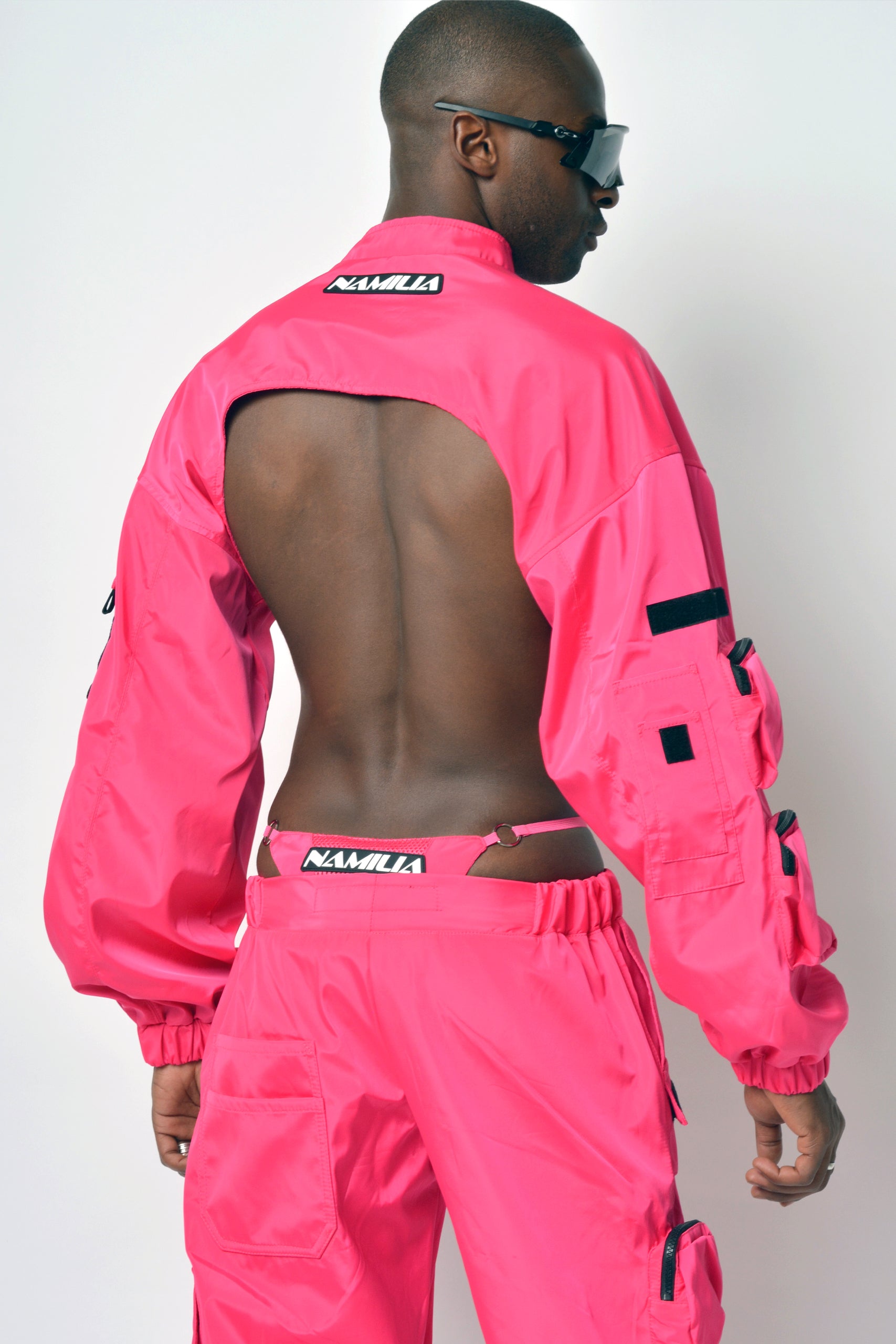 choker bomber jacket