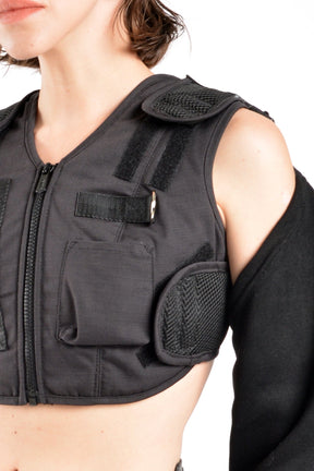 desert tactical top with detachable sleeves