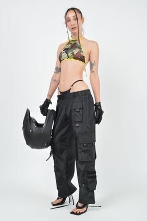 tactical cargo pants with detachable panty