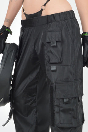 tactical cargo pants with detachable panty